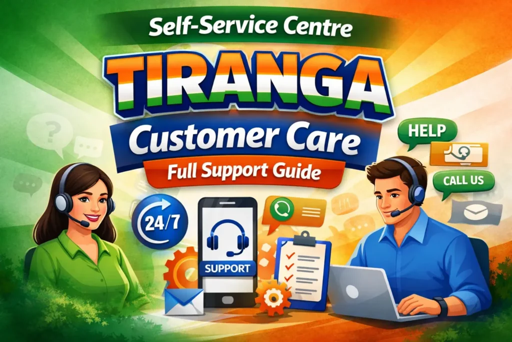 Self-Service Centre Tiranga Customer Care